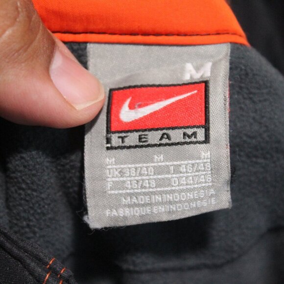 Nike Team Black Men Jacket Oregon State Mock Neck Size Medium - Picture 8 of 9